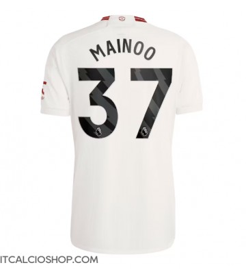 Manchester United Kobbie Mainoo #37 Terza Maglia 2023-24 Manica Corta